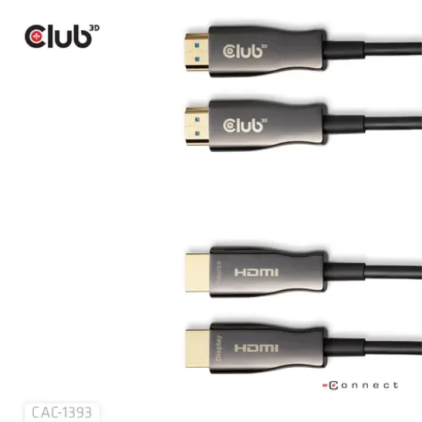 Club3D Ultra High Speed HDMI 2.1 kábel 50m / AOC aktívny optický / 8K 60Hz / 48 Gbit / s / eARC / HDR (CAC-1393)