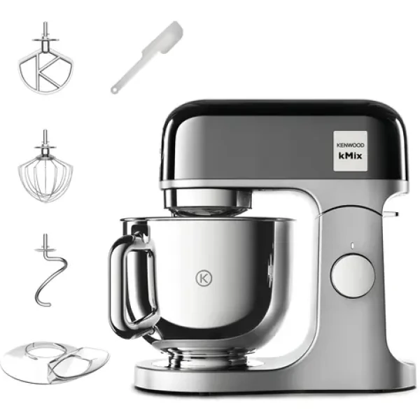 Kenwood kMix KMX760BC strieborná/čierna / Kuchynský robot / 1000 W / 5 l / nerezová misa / planetárne miešanie (0W20011396)