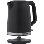 Gorenje K17SPB čierna / Rýchlovarná kanvica / 2200 W / 1.7 l / nerez (K17SPB)
