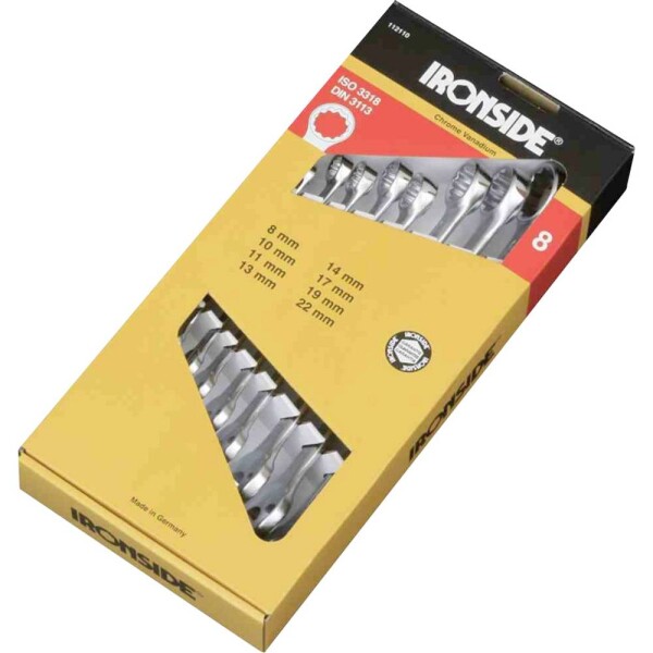 IRONSIDE 112110 sada očkoplochých kľúčov 22 - 23 mm; 112110