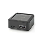 Nedis Audio prevodník HDMI na audio antracit / Prevodník / HDMI vstup / RCA + 3.5mm výstup / 192kHz (ACON3415AT)