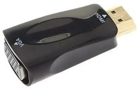 PremiumCord Prevodník HDMI na VGA čierna / Redukcia / HDMI 1.3 / Full HD 1080p