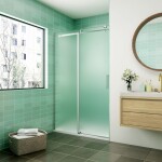 H K - Posuvné sprchové dvere DIAMOND FROST 156-160x195cm, ľavý variant SE-DIAMONDFROSTL160SET