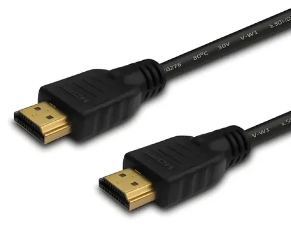 HDMI kábel CL-196 3M čierna / Kábel HDMI / 4K 4096×2160 / ARC / pozlátené konektory (SAVKABELCL-196)