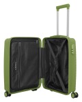 Malý škrupinový kufor Travelite Pacific S Olive