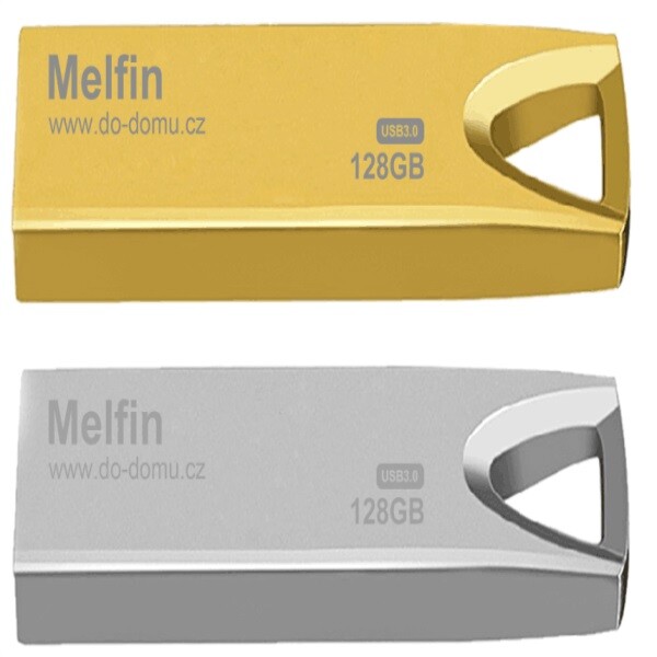 USB Flash Disk Melfin 128GB zlatá