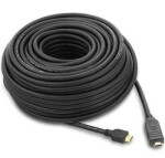 PremiumCord HDMI High Speed with Ether. kábel so zosilňovačom, 15m, AWG26, 3x tienenie, M/M, pozlátené konektory, čierny (kphdmer15)