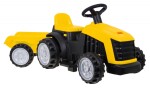 Mamido Detský elektrický traktor s prívesom žltý