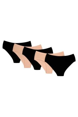 DÁMSKE ŠORTKY FRINK 5 PAK 43673 SS25 BLACK-BEIGE L