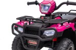 Mamido Detská elektrická štvorkolka Superme ružová