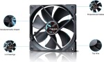 Fractal Design 120mm Dynamic X2 GP čierna / Univerzálny ventilátor / 19.4 dB (FD-FAN-DYN-X2-GP12-BK)