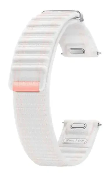 Samsung Látkový remienok (S/M) pre Samsung Galaxy Watch 7 ružová-biela (ET-SVL30SWEGEU)