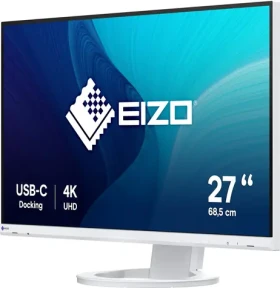 27" Eizo EV2740S FlexScan biela / LED / 3840 x 2160 / IPS / 16:9 / 350 cd/m2 / HDMI / DP / USB-C (EV2740S-WT)