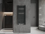 MEXEN - Plutón vykurovací rebrík/radiátor 1200 x 500 mm, 616 W, antracit W106-1200-500-00-66