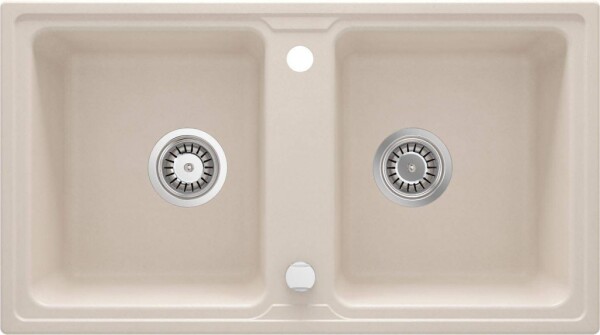 DEANTE DEANTE - Zorba beige - Granitový drez, 2 - bowl ZQZ_5203
