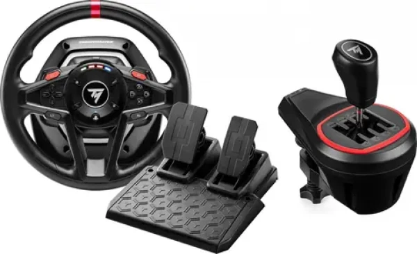 Thrustmaster T128 + TH8S / Sada volantu a pedálov s radiacou pákou / PS5 PS4 PC (M-9068548)