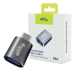 Allity ABA-102 sivá / Adaptér / USB-A - USB-C / 480 Mb/s / 2,4A (GSM195365)