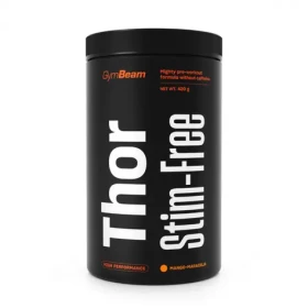 Thor Stim-free - GymBeam (jahoda kivi, 420 g) (65830-1-420g-strawberrykiwi)