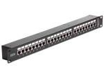 DeLock 19” Coupler Patch Panel 24 Port Cat.6 (43295)