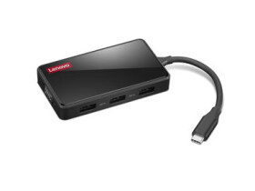Lenovo 100 USB-C Travel Dock / 1x HDMI / 1x VGA / 3x USB-A / 1x USB-C (GX91M73945)