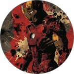Jedlý papier Iron Man v tme 19,5 cm - Pictu Hap - Pictu Hap