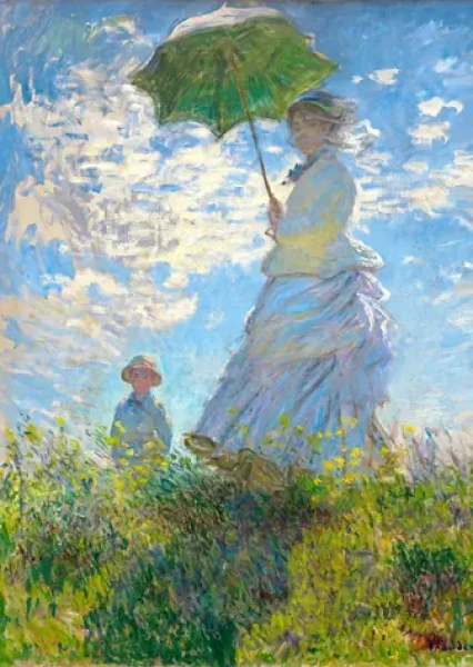 ENJOY Puzzle Claude Monet: Žena so slnečníkom /1000 dielikov/ od 14 rokov