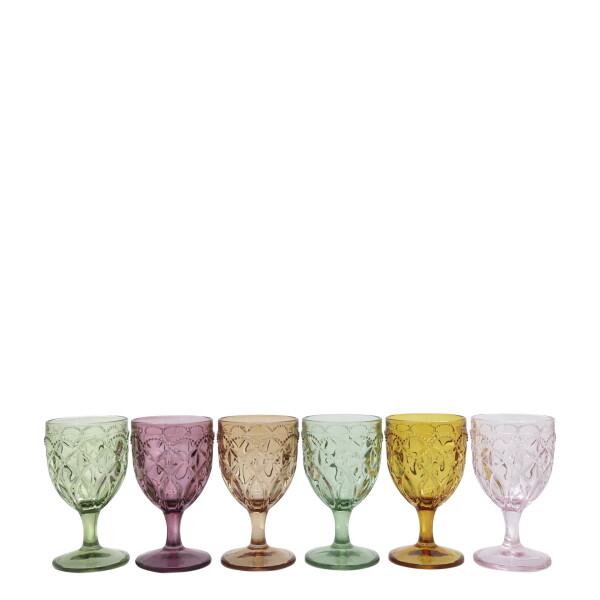 Chic Antique Pohár na víno Saint-Émilion 250 ml Svetlo zelená