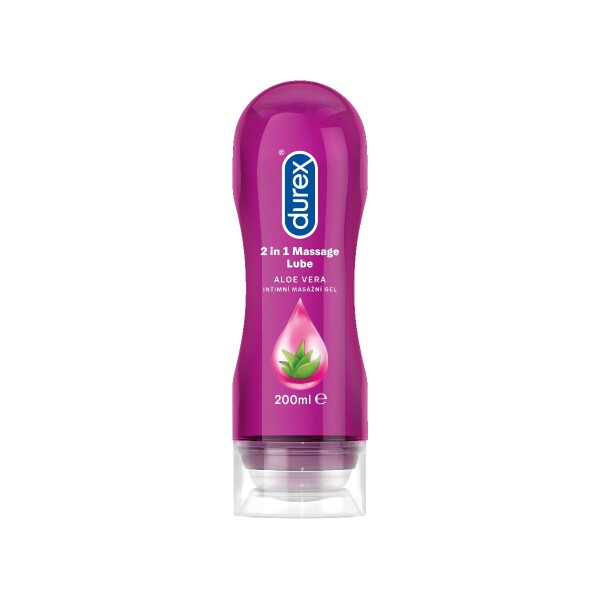 DUREX Intímny masážny gél aloe vera 2v1 200 ml