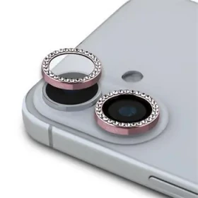 Guess FIXED Glliter Ochrana Šošoviek pre iPhone 16/16 PLUS Pink (57983123489)