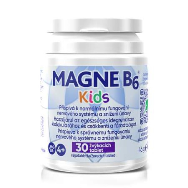 MAGNE B6 Kids 30 žuvacích tabliet