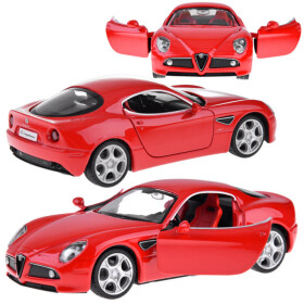 Auto kovové model Alfa Romeo 8C Competizione mierka 1:32 svetla