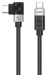 Orico CW240 čierna / Kábel USB-C na USB-C / lomený konektor / PD 240 W / 1 m