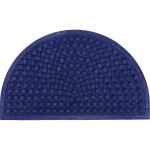 House Doctor Rohožka Half Round Blue