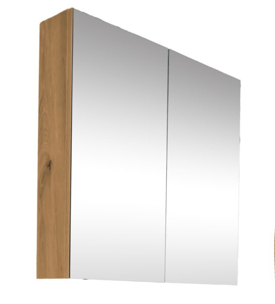 Zrkadlová skrinka SAT B-Way 80x75 cm lamino dub BWAY80CABOAK BWAY80CABOAK