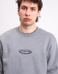 Patagonia M's '95 Oval Logo Uprisal Crew Sweatshirt Gravel Heather M