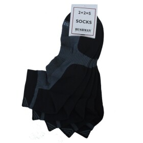 Bushman ponožky Short Set 2,5 čierne 43-46