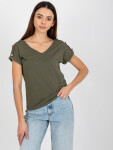 Dámska blúzka TW BZ BL 1006.56 tmavá khaki
