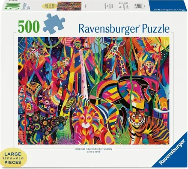 Ravensburger 120018391 Farebná džungľa 500 dielikov