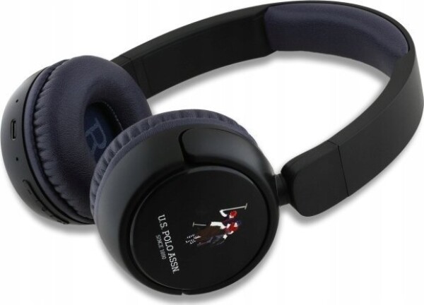 U.S. Polo Assn US Polo słuchawki nauszne Bluetooth USHPV6PCOV Modrý/navy DH Color Logo
