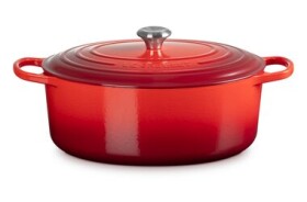 Le Creuset Signature Oválny hrniec s pokrievkou 35 cm červená (21178350602430)