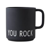 DESIGN LETTERS Porcelánový hrnček s uškom You Rock 300 ml