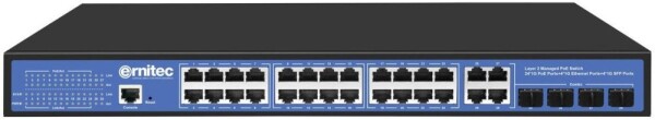 Ernitec Managed Layer 2+ Switch, 24