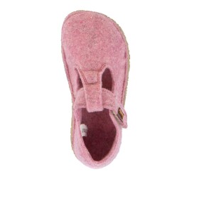 Dievčenské barefoot papuče FLEXY WOOLY Pink; Froddo; G1700378-7 - 23