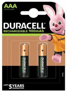 DURACELL - Nabíjací AAA 900mAh 2 ks (42411)