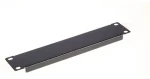 Equip 10" Záslepka čierna / Záslepka / 1U / RAL9005 / kov (EZBP-10-B)