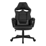 SENSE7 Knight čierno-šedá / Herná stolička / umelá koža / nastaviteľné / pojazdové kolieska / nosnosť 120 kg (5907783039706)