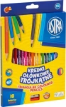 ASTRA Pastelky trojboké 18ks s strúhadlom (155752)