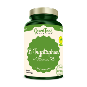 GreenFood Nutrition L-Tryptophan + vit B6 90cps