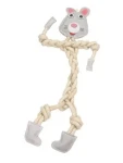 AnimALL Hračka Mr.Roper Králik koža+lano 57 cm/12 mm (110308)