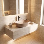 REA - Umývadlo na dosku Focus Taupe REA-U3228